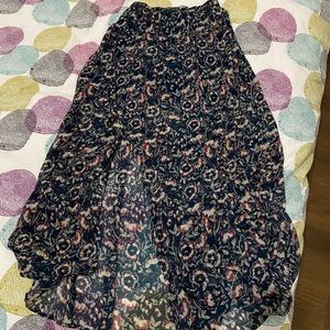 Abercrombie slit maxi skirt